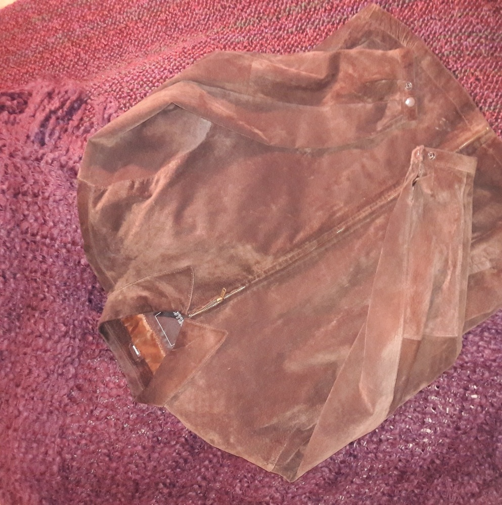 Suede Men's Bomber Jacket